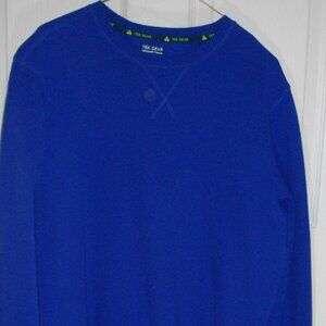 Women's Tek Gear fleece ultrasoft sweatshirt. Blue. Medium. New.